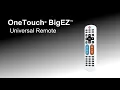 84666 GE OneTouch BigEZ Universal Remote - Overview