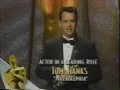 Tom Hanks winning Best Actor for Philadelphia
