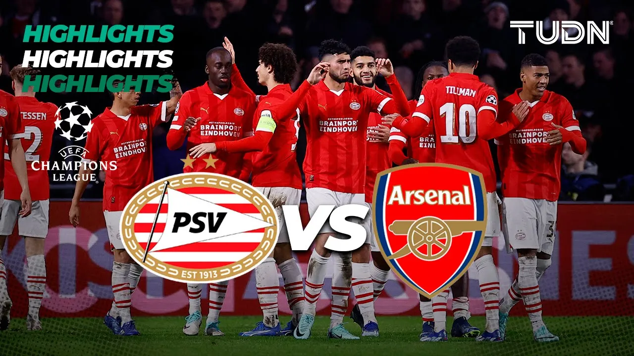 PSV Eindhoven vs Arsenal - HIGHLIGHTS | UEFA Champions ...