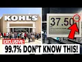 13 SHOPPING SECRETS Kohl s Doesn t Want You to Know
