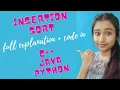 Insertion Sort Full Explanation With Code C Java Python Complete Algorithm with code