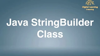 42 Java StringBuilder Class Online Training Download app from below link