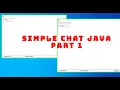 Simple Chat Java Part 1 Creating GUI
