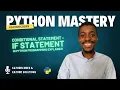 Conditional Statement If Statement in Python