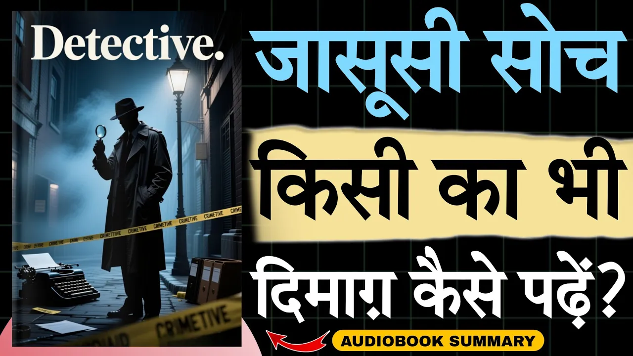 जासूस की तरह कैसे सोचें? 🤔 | Philosophy Of Detective Full Explained In Hindi | Tech2Audiobook