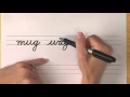 How To Write in Cursive Lesson 11 A complete Course FREE Worksheets