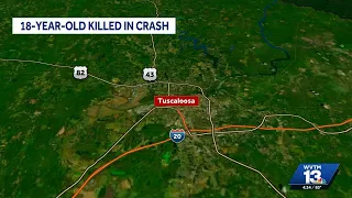 Teenager killed in single-vehicle crash on Yellow Creek Road in Tuscaloosa County
