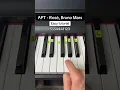 Download Lagu APT - Rosé, Bruno Mars Easy Piano Tutorial #easy #piano #tutorial