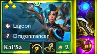 Let`s See How Good Is Kaisa 3 Star with Team of 3 Star Dragonmancers x4 Perfect DMNCR Augments