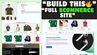 Build a Complete Responsive Ecommerce Website HTML CSS JS Full Course