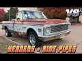 Headers and Side Pipes Install on a 72 C10