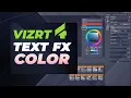 Vizrt 4 Text FX Color Plugin tutorial