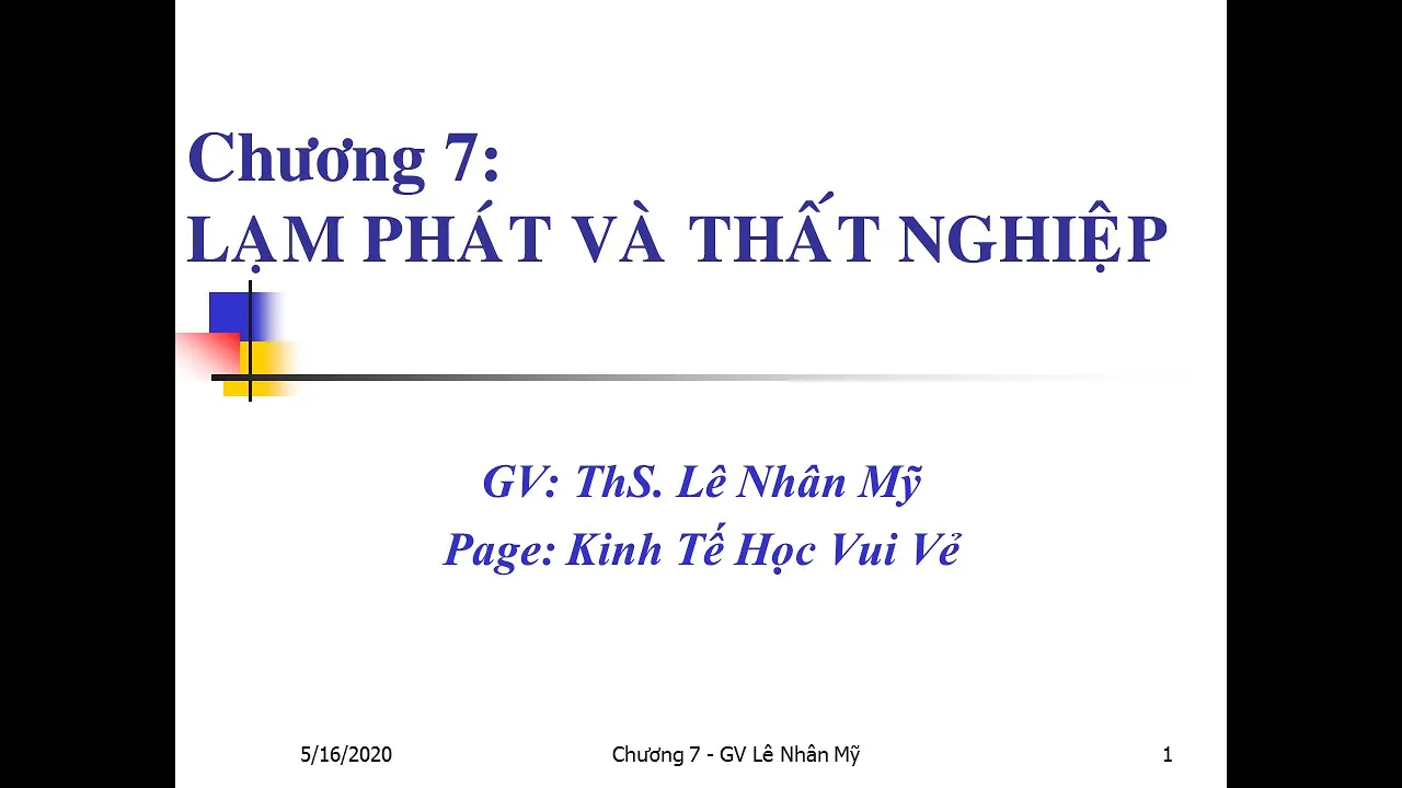 Lý Thuyết Lạm Phát Và Thất Nghiệp - Kinh Tế Vĩ Mô (Có Bài Tập Minh Họa)