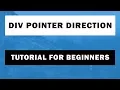 Div Pointer Direction Tutorial Div Pointing Arrow Tutorial for Beginners