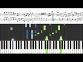 もう少しだけ YOASOBI ピアノ 楽譜 フル 中級～上級  Full Piano Tutorial w/Score 【めざましテレビテーマソング】