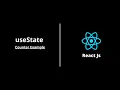 useState with Counter Example React Js