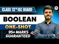 Boolean One Shot ISC CLASS 12th BOARD 2025