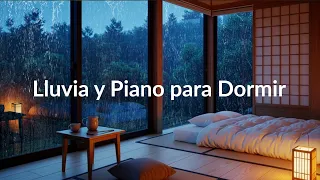 SUEÑO PROFUNDO Música Relajante Piano Lluvia Suave y Truenos para Dormir, Duerme rápido