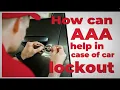 How can AAA help in case of a Car Lockout