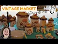 Vintage Holiday Maker Market Shop with me Finding Vintage Easter Decor Merry Mushrooms