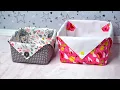 How to sew fabric boxes tutorial sewing fabric boxes diy