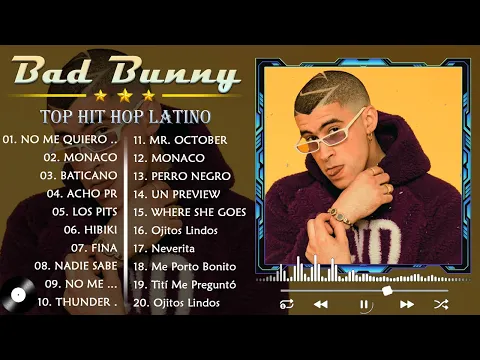 Download MP3 BAD BUNNY SUS MEJORES EXITOS 2024 - BAD BUNNY MIX 2024