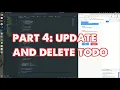 Part 4 Todo List HTML CSS JavaScript Update and Delete Todo