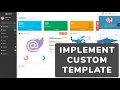 Blazor Setup Custom Bootstrap Template AdminLTE Theme