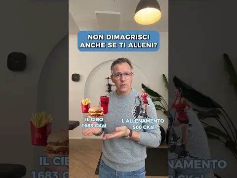 Ti alleni ma non dimagrisci? Ecco perché🫢