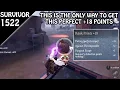 Download Lagu Perfect 18 Points Rank gameplay - Survivor Rank #1522 (Identity v)