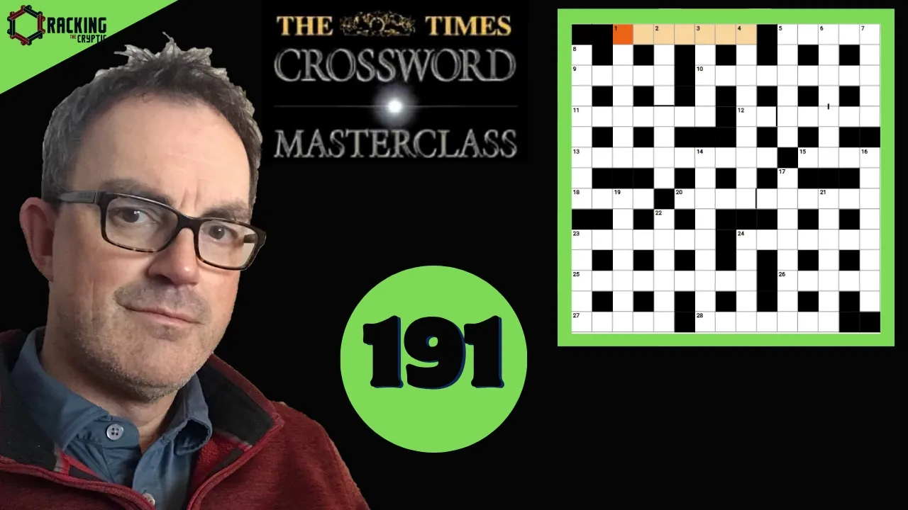 Times Cryptic Masterclass: 9 October 2026 - MAGNIFICENT!