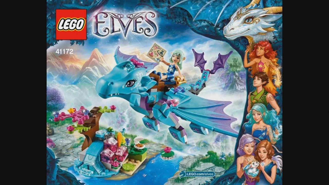 Lego Elves The Water Dragon Adventure Speed Build Set 41172