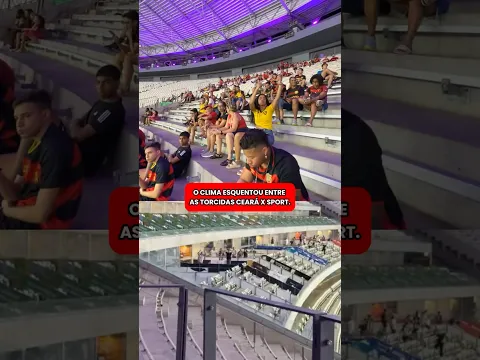 O Clima esquentou na Arena Castelão! #torcida #arenacastelão #sports #sportrecife #ceará