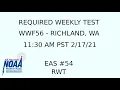NWS Required Weekly Test - WWF56