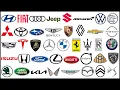 Car Logos and Names Learn Famous Car Brands and Logos Car Brand Logos Car Emblems