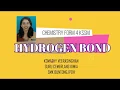 HYDROGEN BOND CHEMISTRY FORM 4 KSSM