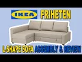 IKEA Friheten L-shape Sofa Bed - Assembly and Review Hyllie Beige Clueless Dad