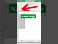 Using Named Ranges