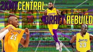 FIRST 2KMTCentral Draft Rebuild ever LEBRON KOBE MJ on the same team