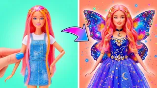 🧚‍♀️ ¡Una Transformación de Cuento! ✨ Convertimos Muñecas Comunes en Hadas Mágicas 💖