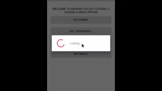 Android Volley Tutorial