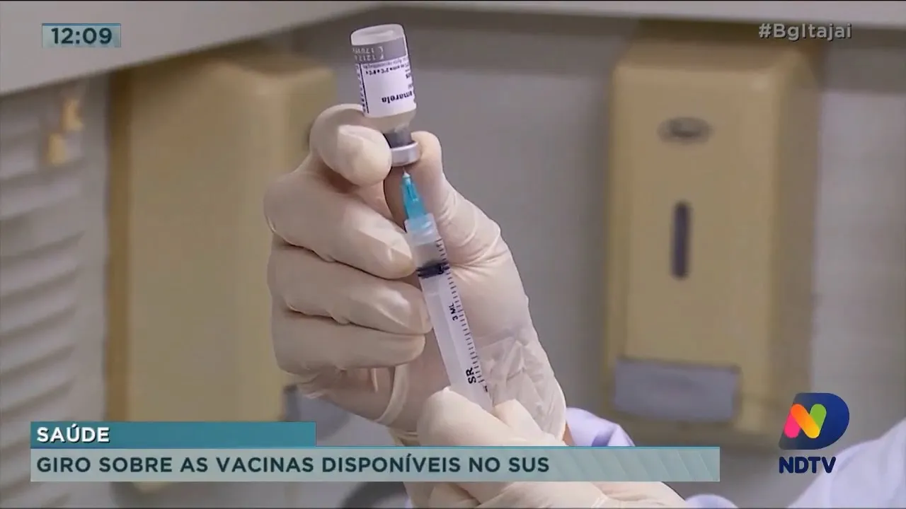 Giro de vacinas disponíveis no SUS na região