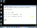 swap two number without using third variable c net