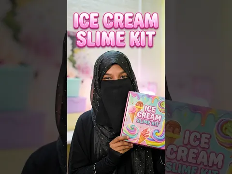 ₹279⁉️🍦IceCream Slime Kit Review✨💜 #diy #shorts