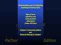 Downloading and Configuring Installing PyCharm Edu PyCharm Community Edition Shortcut PinningTaskbar