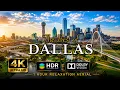 4K DALLAS 2026 Texas - 1 Hour Drone Aerial Relaxation Film TX USA United States America