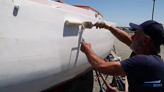 How to Roll and Tip Topside Paint