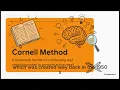 Cornell Notes Taking Method