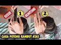 Download Lagu Pakai cara ini di jamin bisa cara potong rambut atas pakai gunting untuk pemula