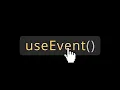 useEvent the missing React hook
